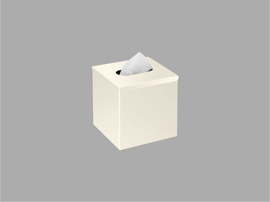 Sanco Sanco Tissue Box Wall Mounted White 13x13x13cm 00106-M101
