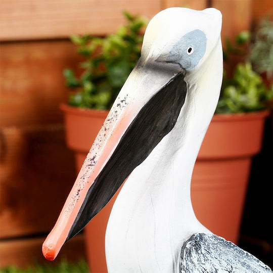 Garden Figurine Heron 20.5x10.5x28.5 Cm