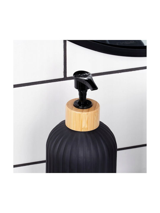 Vilde Dozator De Bucătărie Din Sticlă Negru 400ml