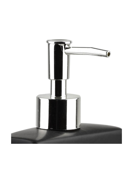 Vilde Kitchen Ceramic Dispenser with Sponge Holder Black 400ml