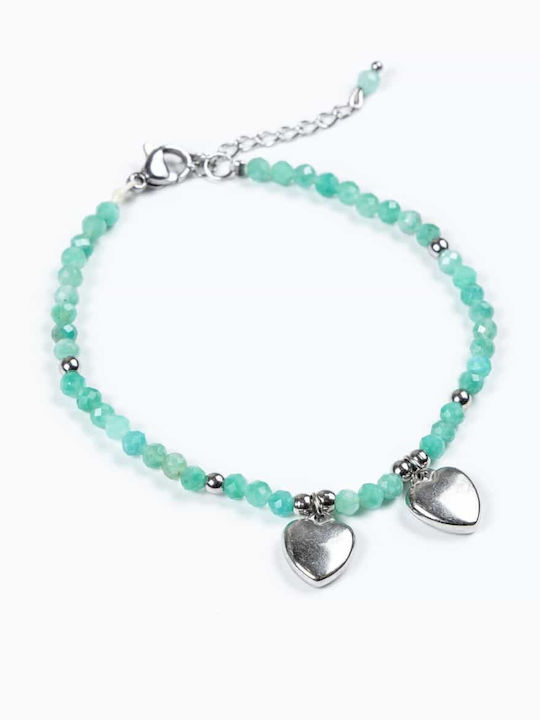Cuoro Women's Bracelet with Heart Design Made of Steel