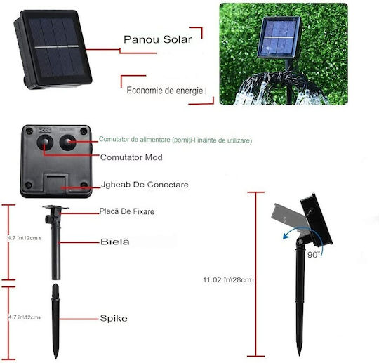 Alista Home Solar Light with Warm White Light 28x5cm