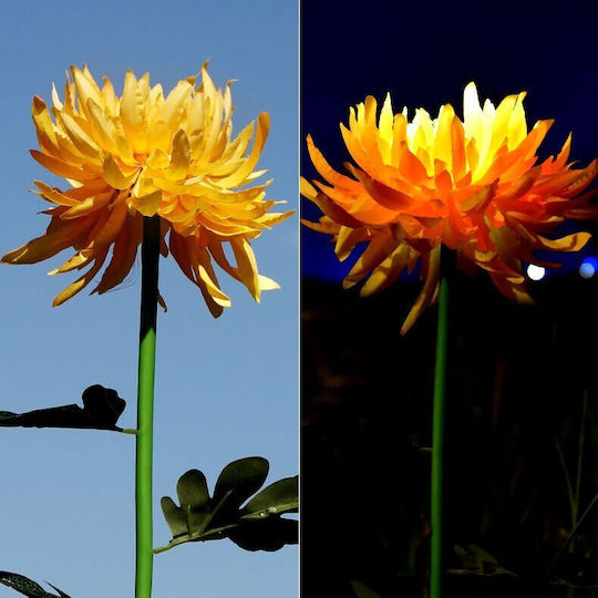 Alista Home Lampă Solară Floare 4W Alb Cald cu Senzor de Mișcare și Fotocelul IP65