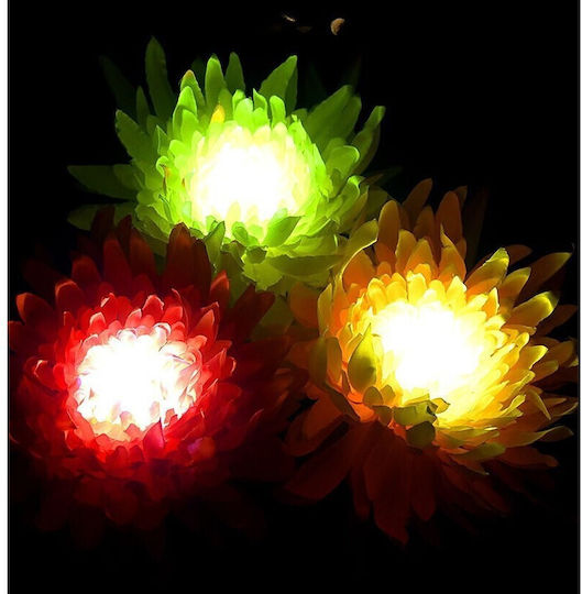 Alista Home Lampă Solară Floare 4W Alb Cald cu Senzor de Mișcare și Fotocelul IP65