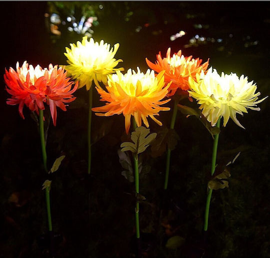 Alista Home Lampă Solară Floare 4W Alb Cald cu Senzor de Mișcare și Fotocelul IP65