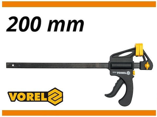 Vorel 38402 Clamp Automatic Trigger Maximum Opening 200mm