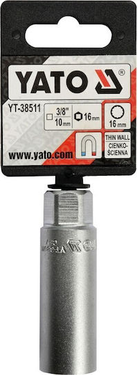 Toya Magnetic Căpăcel Priza cu Patrat de Prindere 3/8" Diametru 3/8" / 16 / 12 1buc