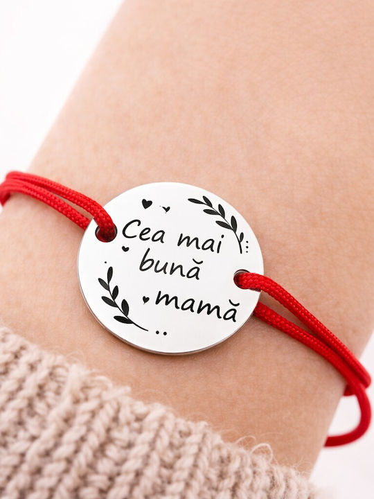Alista Home Brățară Pentru Femei Martisor Cu Design Mamă Din Șnur