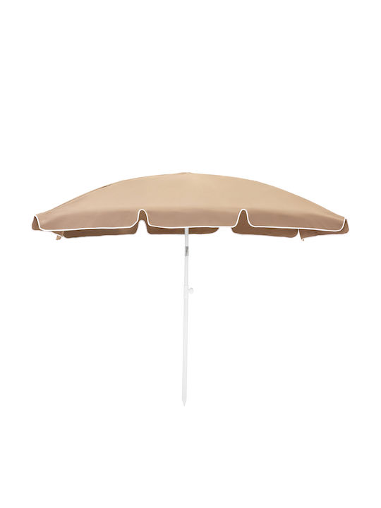 Hängender Quadratischer Aluminium Garten- und Terrassen-Sonnenschirm Beige 2x2m