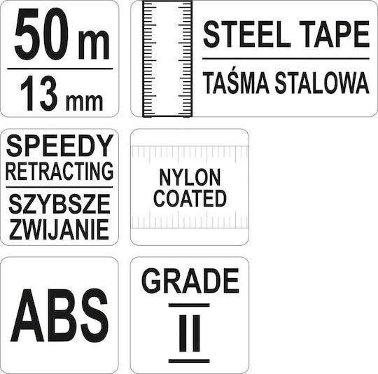 Yato Метрическа лента 13мм x 50м