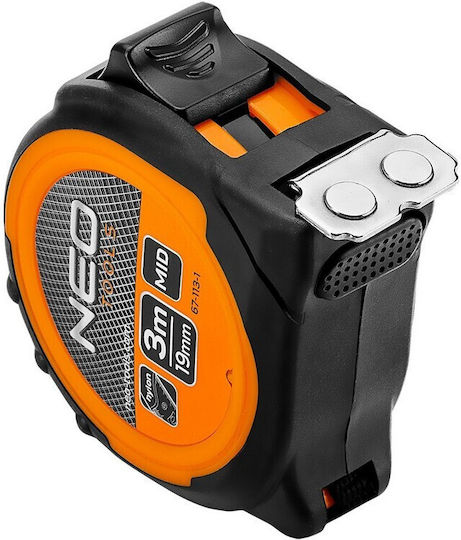 Neo Tools Banda de măsurat cu magnet 19mm x 3m