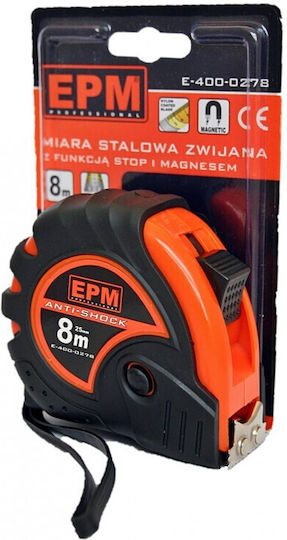 EPM Banda de măsurat cu magnet 16mm x 3m