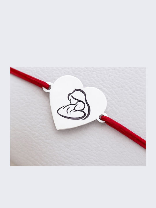 Alista Home Women's Bracelet with Heart Design Made of Cord