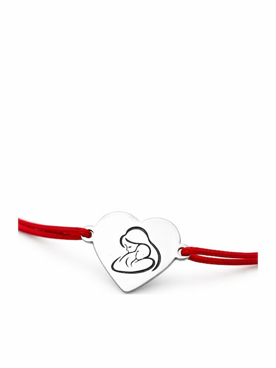 Alista Home Women's Bracelet with Heart Design Made of Cord