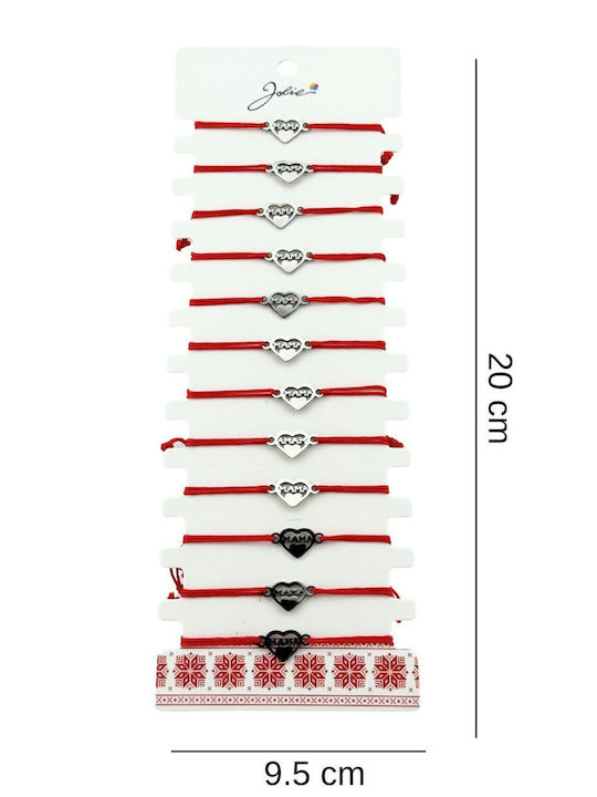 Alista Home Set Brățări Pentru Femei Cu Design Inima Din Oțel 20cm