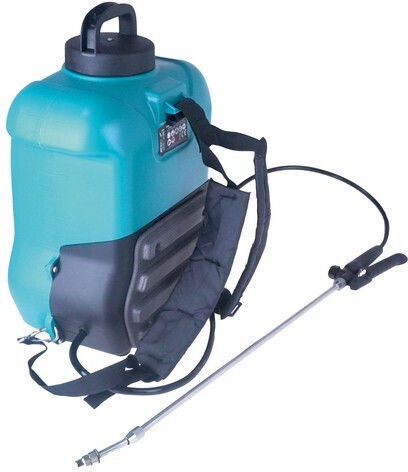 Dedra Backpack Sprayer 18V with Battery 2Ah with Capacity 16lt 5bar in Light Blue color