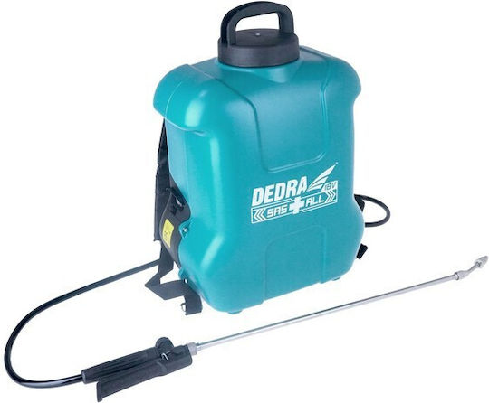 Dedra Backpack Sprayer 18V with Battery 2Ah with Capacity 16lt 5bar in Light Blue color