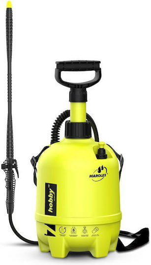 Marolex Ψεκαστήρας Προπιέσεως με Χωρητικότητα 7lt σε Κίτρινο χρώμα