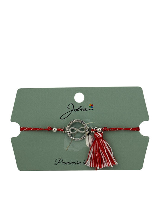 Alista Home Brățară Pentru Femei Martisor Cu Design Simbol Infinit Din Șnur 9cm