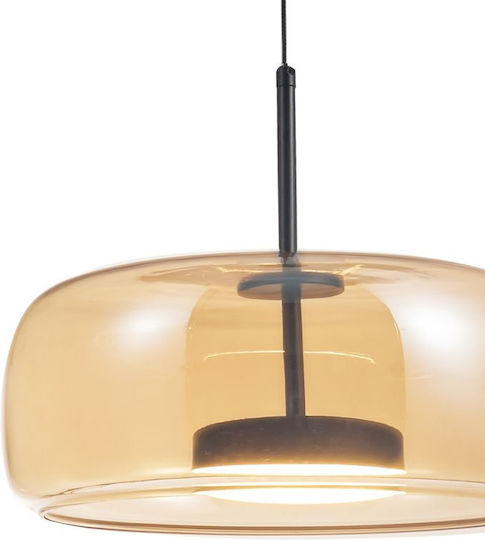 Viokef LED Κρεμαστό Φωτιστικό Μελί 33x33x120εκ.
