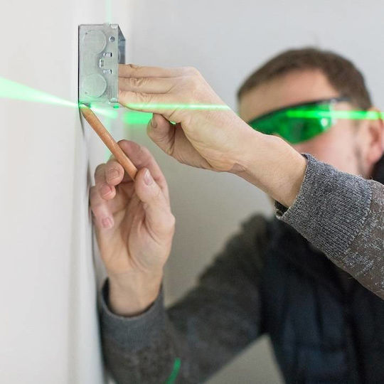 Stanley Γυαλιά Εργασίας για Χρήση Laser με Πράσινους Φακούς