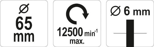 Yato YT-47518 Perie de sârmă pentru unghiular 65mm
