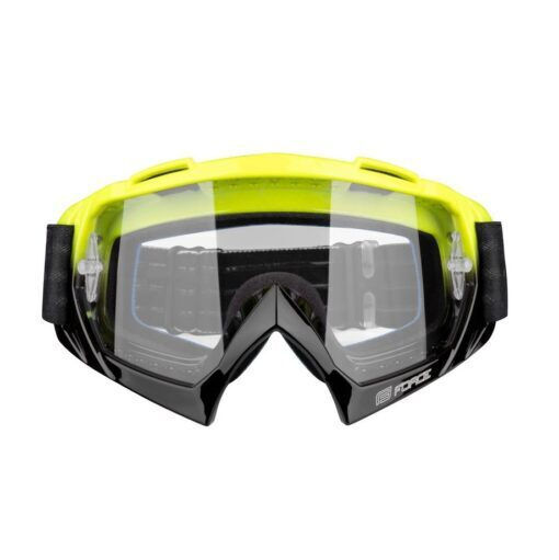 Force Fahrradbrillen Downhill mit Schwarz Rahmen und Mehrfarbig Linsen