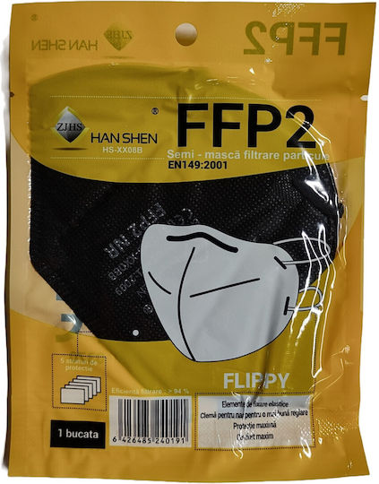 Alista Home Mască De Protecție Țesătură FFP2 Neagră 116551 600 Bucăți