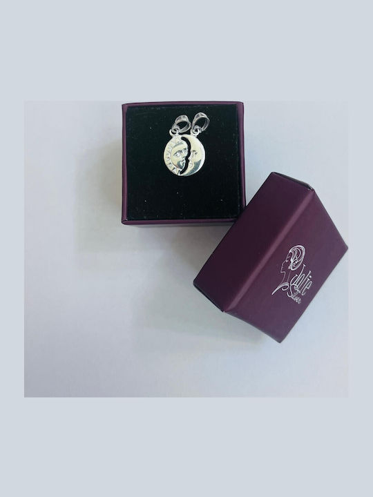Alista Home Charm Lună din Argint cu Zircon