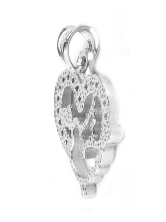 Alista Home Charm Inimă din Argint cu Zircon