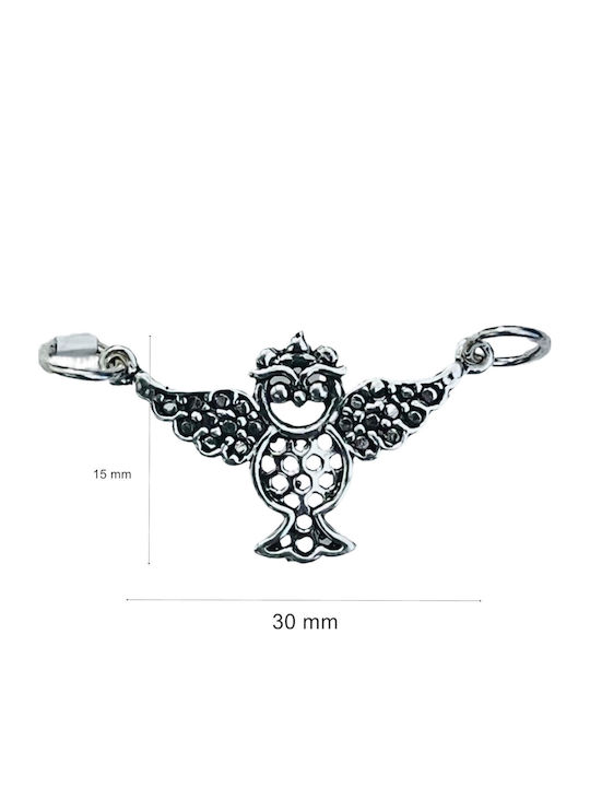 Alista Home Charm με Πέτρες με Πέτρες από Ασήμι