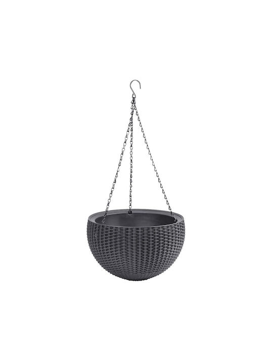 Keter Planter Γλάστρα Πλαστική Gray 35x35εκ.