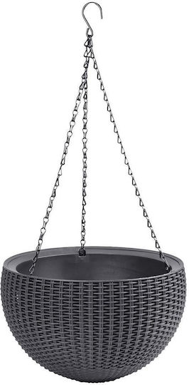 Keter Planter Саксия Пластмаса Gray 35x35см.