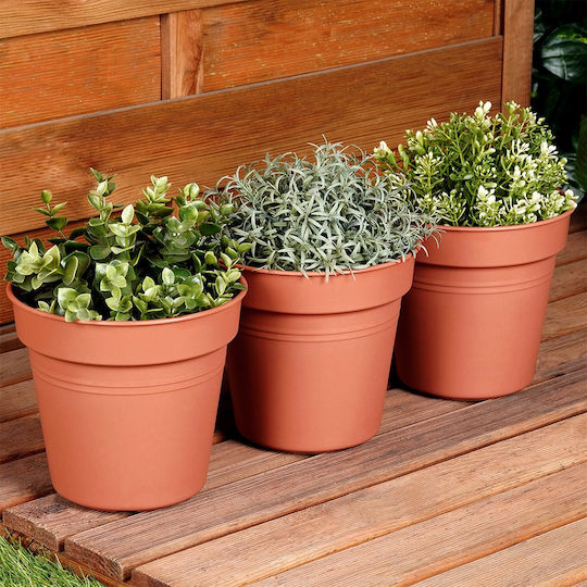 Progarden Set 3 Töpfe Kunststoff