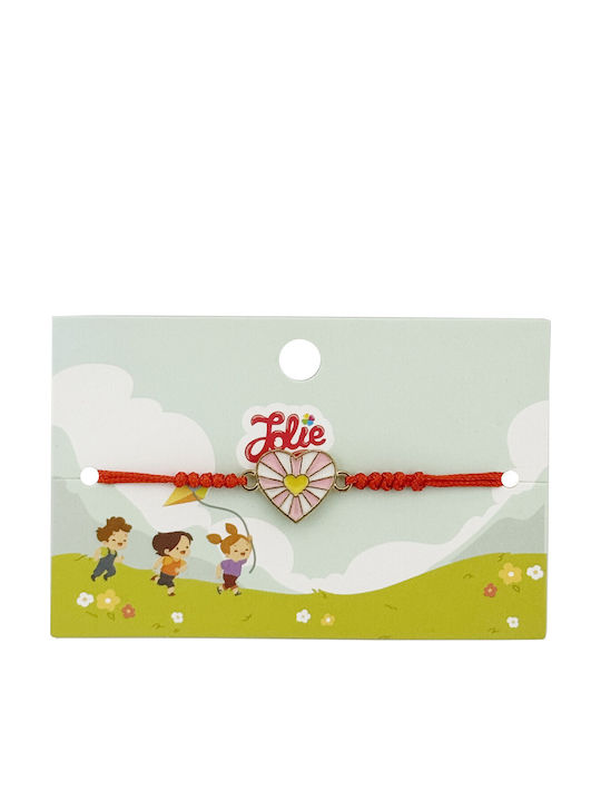 Alista Home Brățară Pentru Copii Martisor Din Aur Cu Inima Și Floare