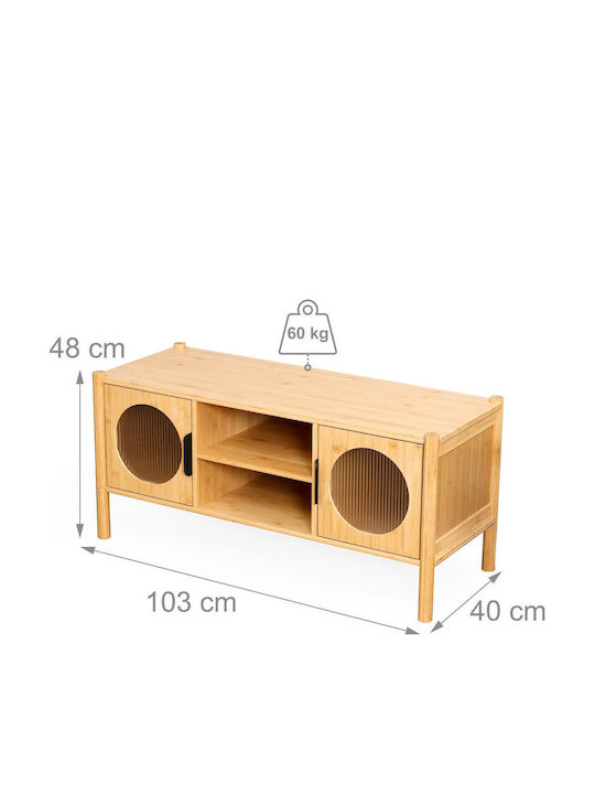 Stand TV Culoare Naturală M103xA40xÎ48cm