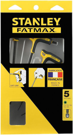 Stanley Set mit 5 Torx-Schlüsseln Fatmax
