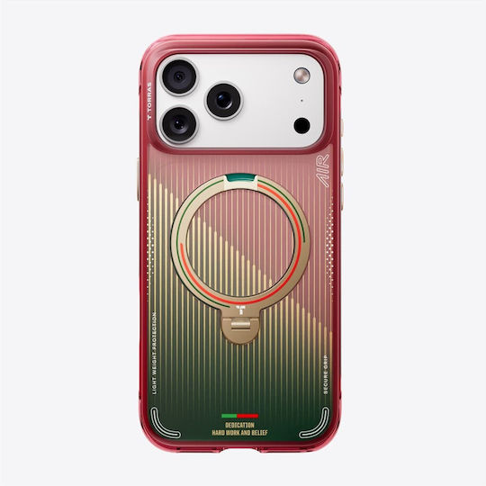 Torras Ostand Umschlag Rückseite Mehrfarbig Für iPhone 17 Pro
