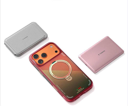 Torras Ostand Umschlag Rückseite Mehrfarbig Für iPhone 17 Pro