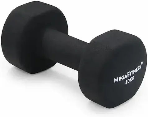 MegaFitness Βαράκι από Νεοπρένιο 1 x 10kg
