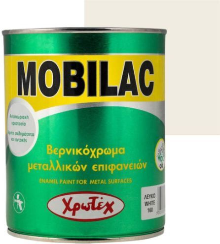 Χρωτέχ Βερνικόχρωμα Διαλύτου 0.75lt Λευκό Γυαλιστερό