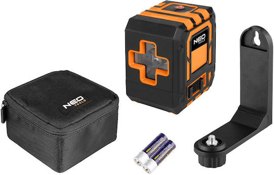 Neo Tools Αυτορυθμιζόμενο Γραμμικό Αλφάδι Laser Κόκκινης Δέσμης 1.5V με Εύρος Εργασίας 20m