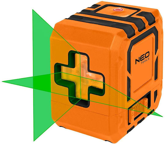 Neo Tools Αυτορυθμιζόμενο Γραμμικό Αλφάδι Laser Κόκκινης Δέσμης 1.5V με Εύρος Εργασίας 20m