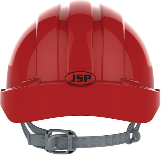 JSP Evo3 Cască Șantier de construcții Roșu