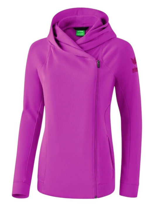 Hanorace Dama Jachetă Cu Glugă Fuchsia