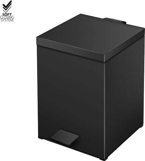 Sanco Μεταλλικό Καλαθάκι Μπάνιου Soft Close 5lt Μπρονζέ
