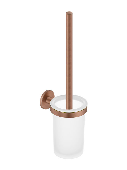 Sanco Metallic Brown Bathroom Toilet Brush