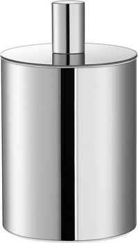 Sanco 80101-M25 Metallic Set Bathroom Brush and Trash Can Bronze