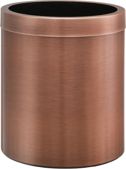 Sanco Metallic Bathroom Bin 5lt Bronze