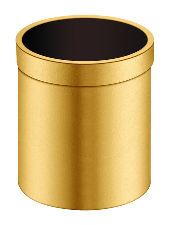 Sanco Metallischer Badezimmer Behälter 5lt Bronze